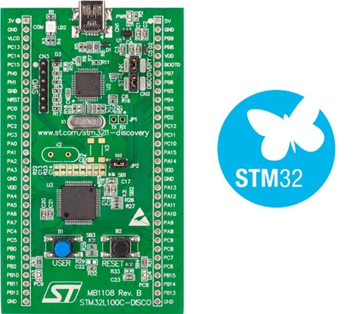 Купити STM32L100C DISCO з безкоштовною доставкою по Україні evo net ua