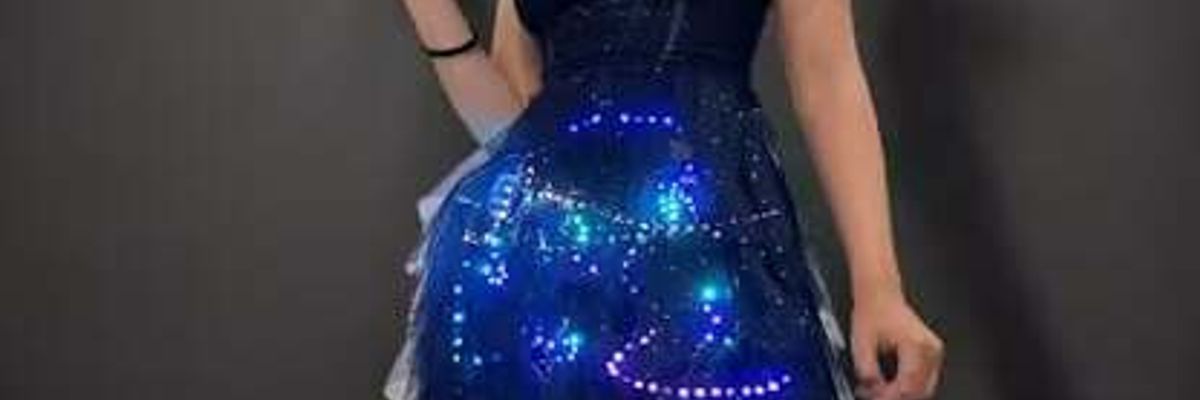 open lace back dress Elevate Your Evening: Revveve R9003 Glow-in-the-Dark Prom Dress