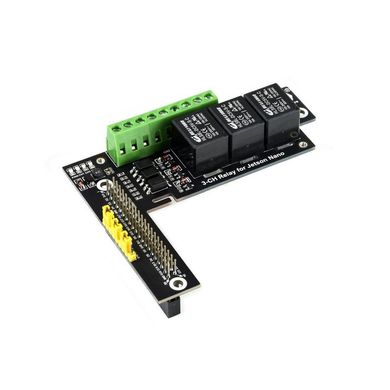 Плата розширення NVIDIA Jetson Nano 3-Ch Relay HAT (19075)