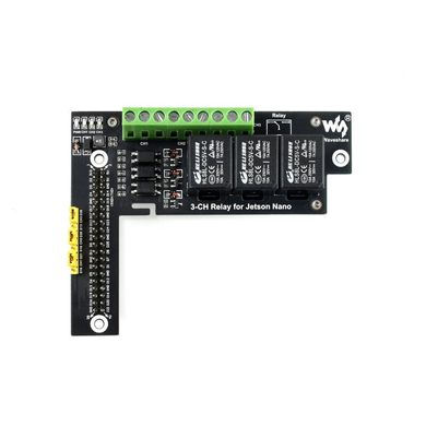 Плата розширення NVIDIA Jetson Nano 3-Ch Relay HAT (19075)