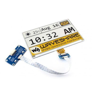 Raspberry Pi 7.5inch 640x384 E-Ink display HAT three-color YBW