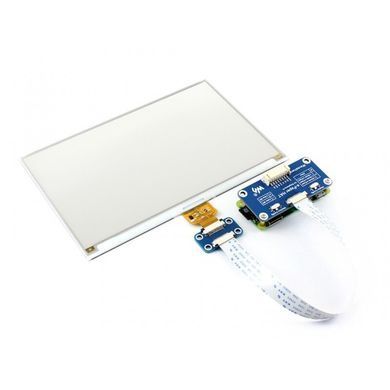 Raspberry Pi 7.5inch 640x384 E-Ink display HAT three-color YBW