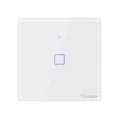 SONOFF TX Series WiFi Wall Switches T2/EU/1 Gang/White Білий