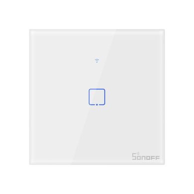 SONOFF TX Series WiFi Wall Switches T2/EU/1 Gang/White Білий