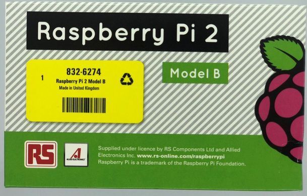 Мікрокомп'ютер Raspberry Pi 2 Model B v1.1
