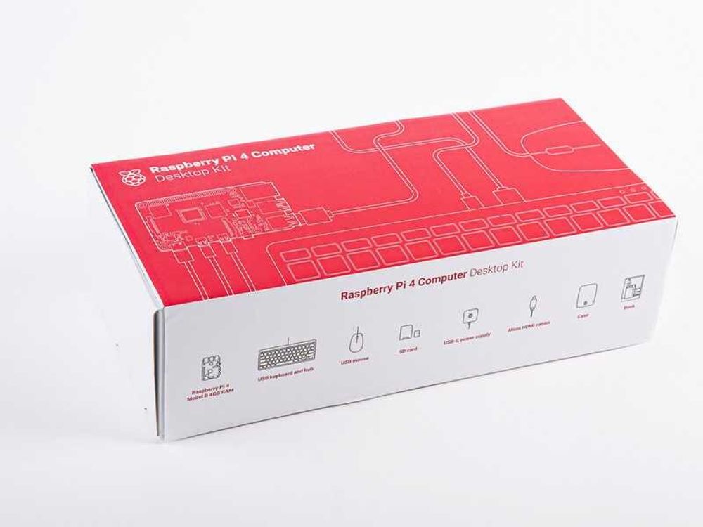 Купити Набір Raspberry Pi 4 Model B 2gb Desktop Kit Us з безкоштовною 9795