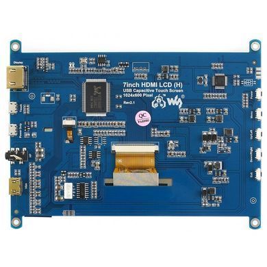 Дисплей 7inch IPS 1024x600 HDMI Capacitive Touch Screen