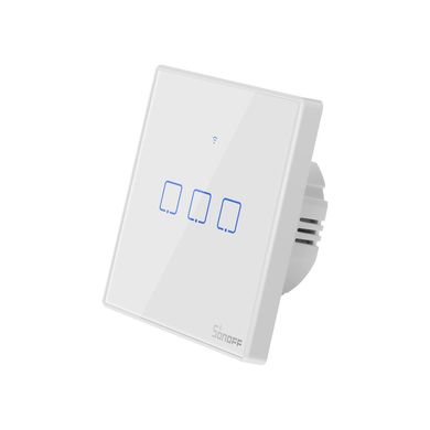 SONOFF TX Series WiFi Wall Switches T2/EU/3 Gang/White Белый