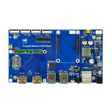 Raspberry Pi Compute Module 4 I/O Board With PoE (18606)