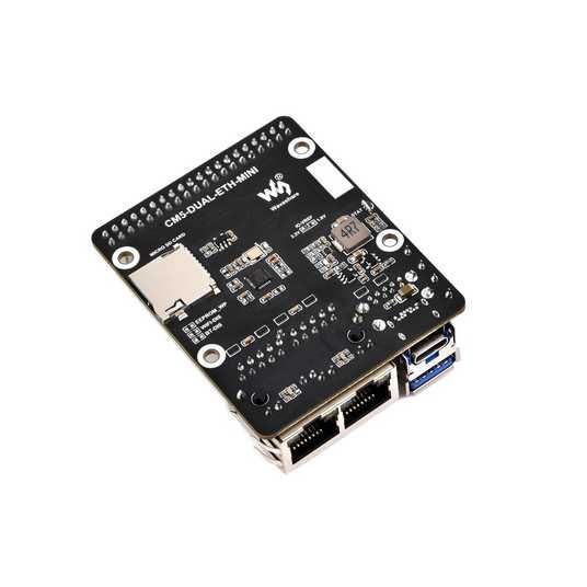Несущая плата Raspberry Pi Compute Module 5 DUAL-ETH-MINI купить