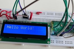 Работа Raspberry Pi Pico с модулем дисплея 16×2 LCD Display