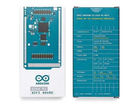 Arduino GIGA R1 WiFi / ABX00063 придбати. Інтернет магазин