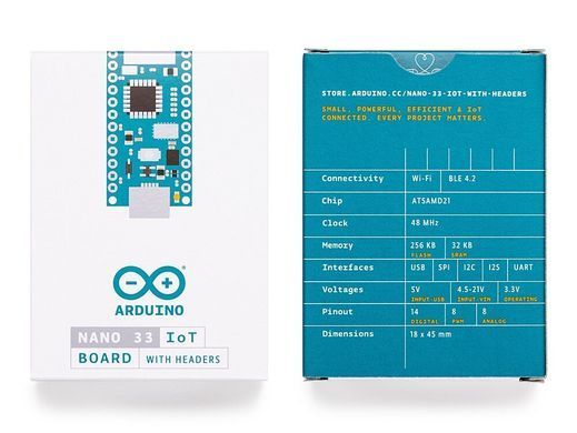 Arduino Nano 33 IoT Without Headers / ABX00027 Arduino Nano 33 IoT Without Headers / ABX00027