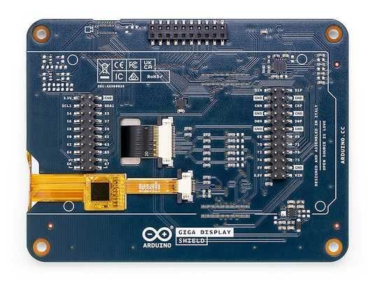 Arduino GIGA Display Shield / ASX00039 придбати. Інтернет магазин