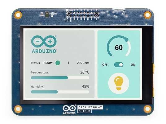 Arduino GIGA Display Shield / ASX00039 придбати. Інтернет магазин