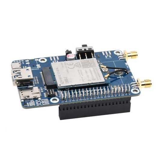 イカ焼き Raspberry Pi 本体＆アダプター 6台セット Плата розширення Raspberry Pi EM06-E LTE Cat-6 HAT (21706
