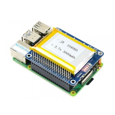 Плата розширення Raspberry Pi Li-polymer Battery HAT (17076)