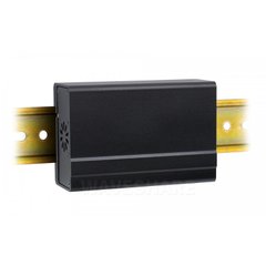 Корпус для Raspberry Pi 4 Aluminum DIN Rail Enclosures - алюминиевый корпус на DIN рейку Черный