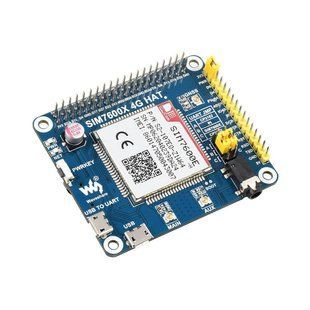 Плата расширения Raspberry Pi SIM7600E-H 4G HAT (14952)