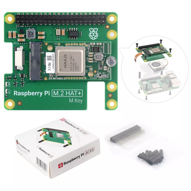 Плата розширення RPI 5 M.2 HAT+ HAILO AI KIT