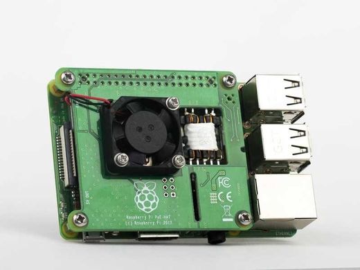 Плата расширения Raspberry Pi Power over Ethernet (PoE) HAT (R3)