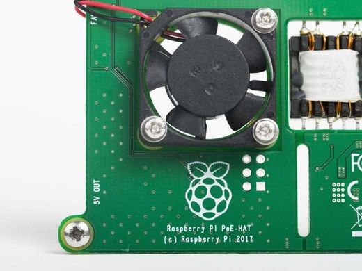 Плата розширення Raspberry Pi Power over Ethernet (PoE) HAT (R3)