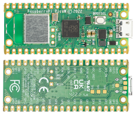 Мікроконтролер Raspberry Pi Pico W (Wi-Fi)