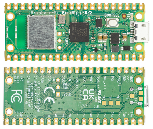 Купити Мікроконтролер Raspberry Pi Pico W з безкоштовною доставкою