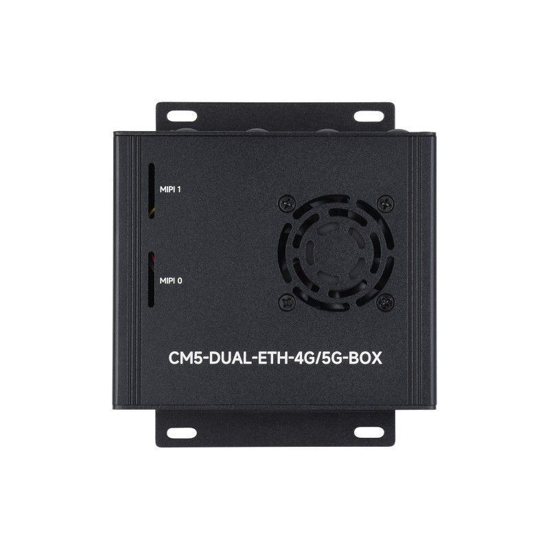 Несучая плата CM5-DUAL-ETH-4G/5G-BOX-A с корпусом и блоком питания ...