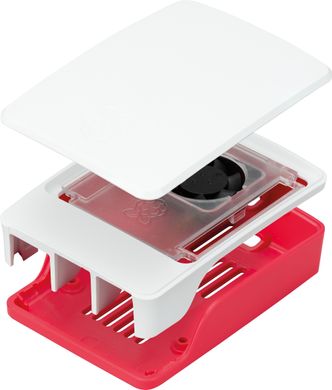 Корпус Raspberry Pi 5 Case Red/White