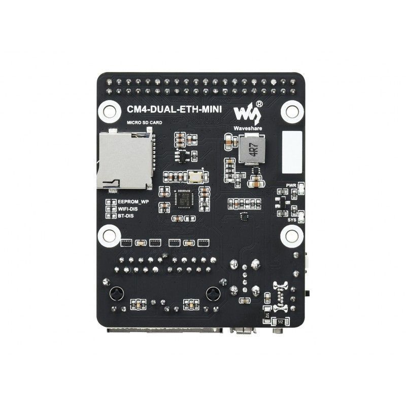 Raspberry Pi Compute Module 4 Mini Dual Gigabit Ethernet Base Board ...