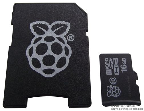 Карта памяти Raspberry Pi MicroSD Card 16Gb