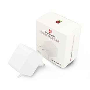 Raspberry Pi 5 27W USB-C PD PSU EU, White