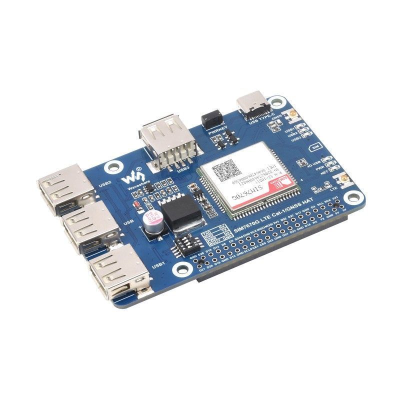 Raspberry Pi SIM7670G LTE Cat-1/GNSS HAT (26861) - Інтернет магазин ...