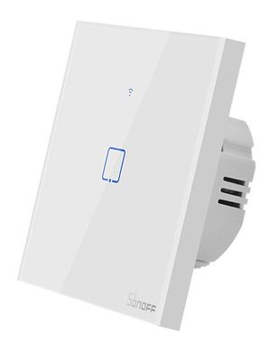 SONOFF TX Series WiFi Wall Switches T1/EU/1 Gang/White Белый