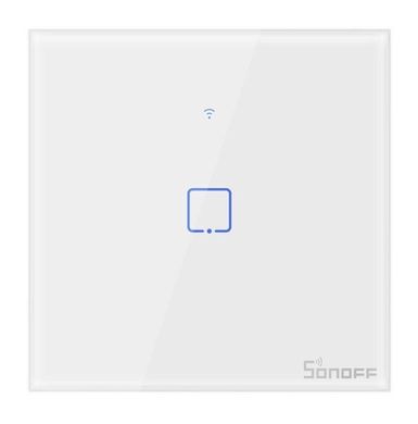 SONOFF TX Series WiFi Wall Switches T1/EU/1 Gang/White Белый