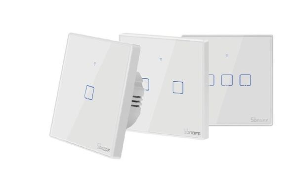 SONOFF TX Series WiFi Wall Switches T1/EU/1 Gang/White Белый