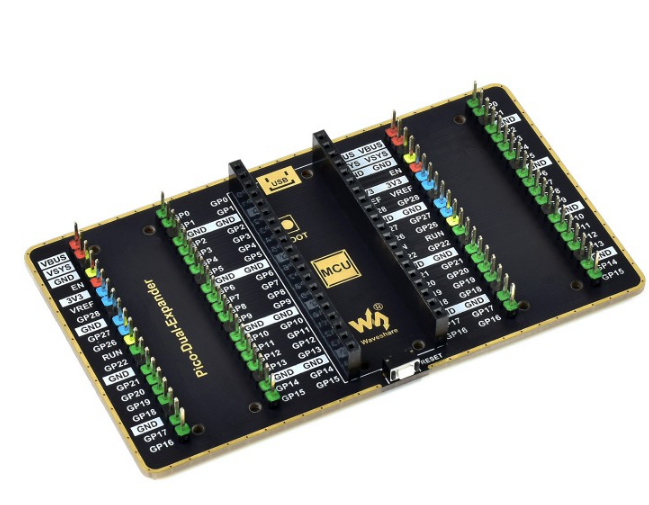 Купити Плата розширення Raspberry Pi Pico Dual GPIO Expander HAT