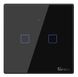 SONOFF TX Series WiFi Wall Switches T3/EU/2 Gang/Black