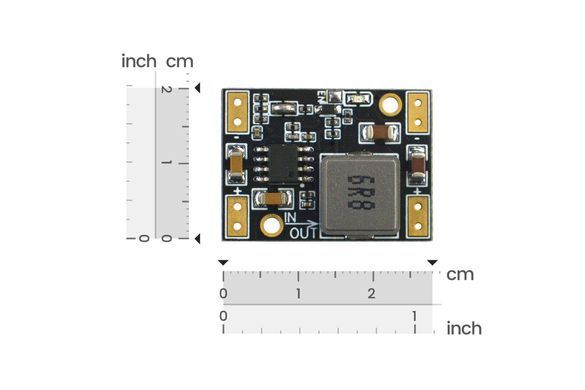Плата конвертер DC-DC DFR1015 (3.3V/5V/9V/12V)