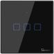 SONOFF TX Series WiFi Wall Switches T3/EU/3 Gang/Black