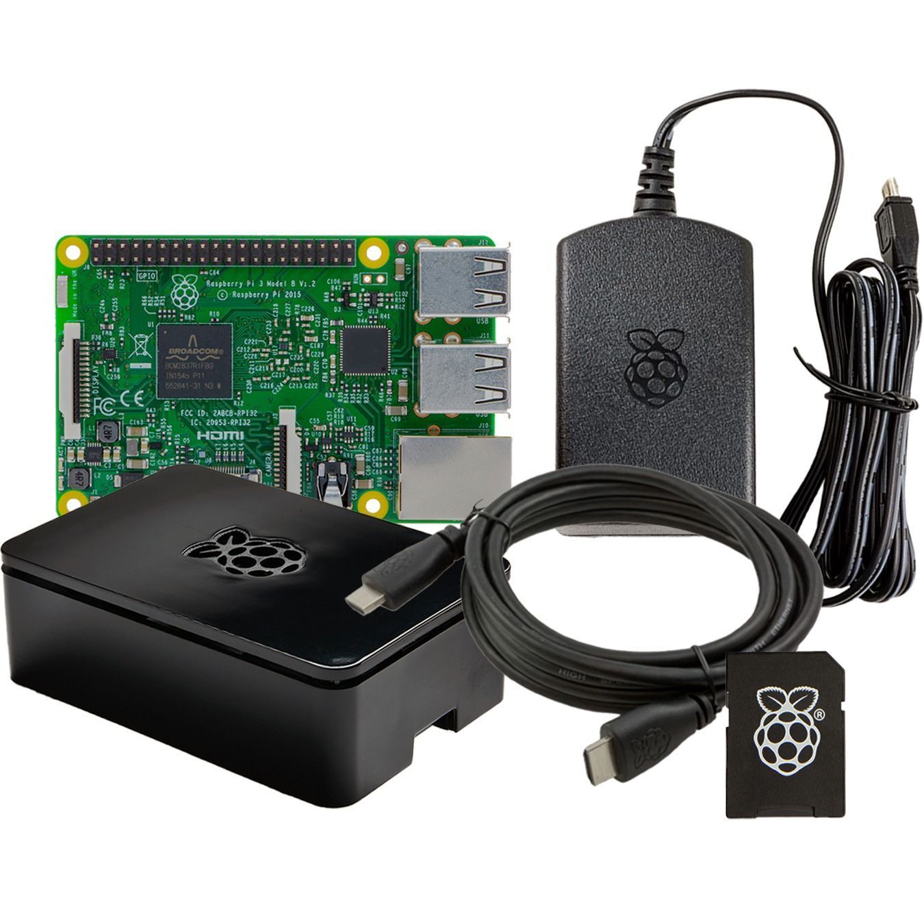 Набір Raspberry Pi 3 Model B OKDO Starter Kit придбати. Інтернет ...