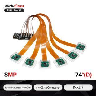 Arducam IMX219 Multi-Camera Kit for the NVIDIA Jetson AGX Orin
