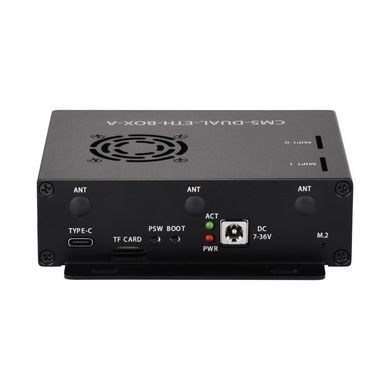 Несуча плата CM5-DUAL-ETH-BOX-A з корпусом та блоком живлення