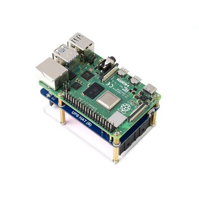 Плата розширення Raspberry Pi UPS HAT Pogo Pins Connector (20568)