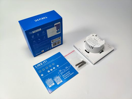 SONOFF TX Series WiFi Wall Switches TO/EU/3 Gang/White Белый