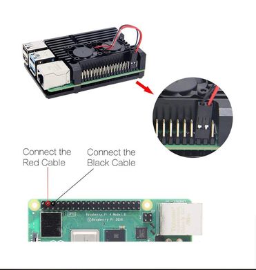 Корпус для Raspberry Pi 4 Model B c активным охлаждением