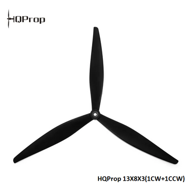 HQProp 13X8X3(1CW+1CCW) Black-Glass Fiber Reinforced Nylon