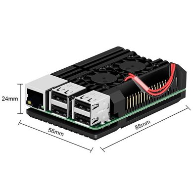 Корпус для Raspberry Pi 4 Model B c активным охлаждением