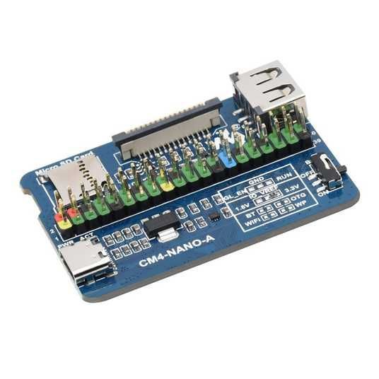 Raspberry Pi Compute Module 4 Nano Base Board (A) (21634) купить